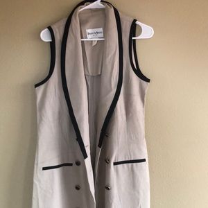 Danny and Nicole sleeveless coat
